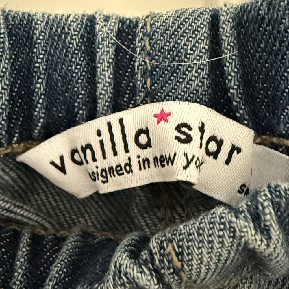 Vanilla Star Blue Denim Wide Leg Jeans - Picture 3 of 3